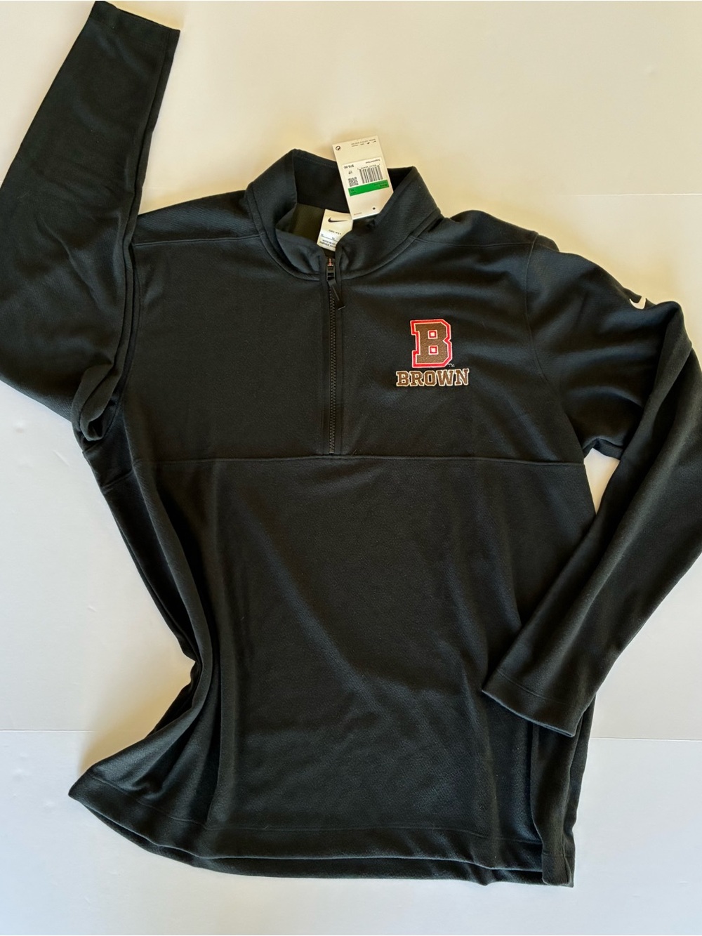 Nike Brown University 1/4 Zip Golf Pullover - Size XL